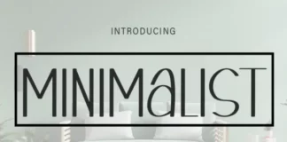 Minimalist Font