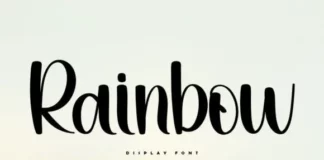Rainbow Font