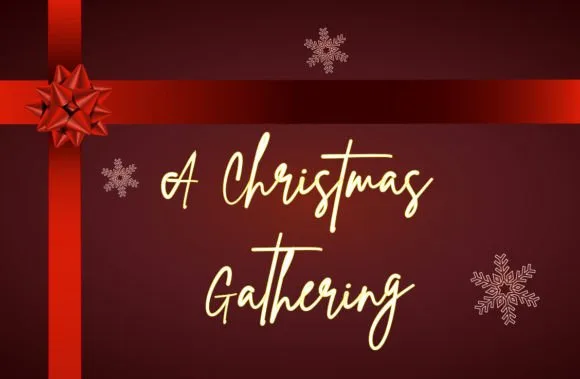 A Christmas Gathering Font A Christmas Gathering Font Poster 1