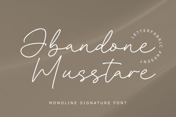 Abandone Musstare Font Poster 1