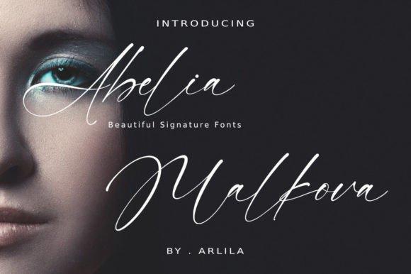 Abelia Malkova Font Poster 1