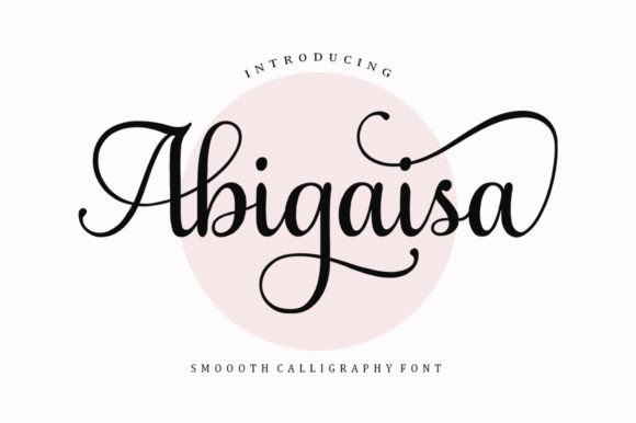 Abigaisa Font Poster 1