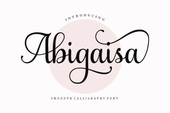Abigaisa Font Abigaisa Font Poster 1