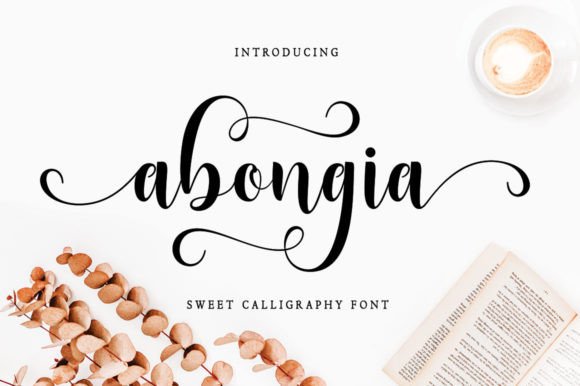 Abongia Font Poster 1