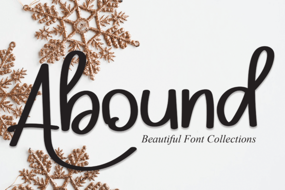 Abound Font Poster 1