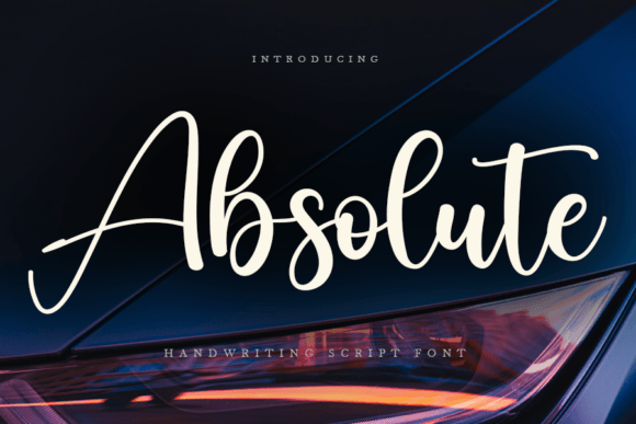 Absolute Font Poster 1