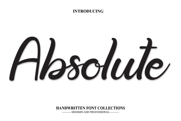 Absolute Font Poster 1