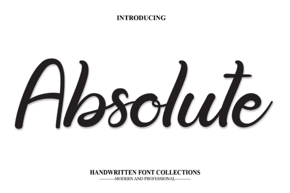Absolute Font Absolute Font Poster 1