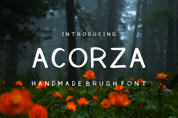 Acorza Font Acorza Font Poster 1