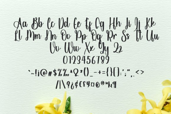 Acoustic Font Poster 5