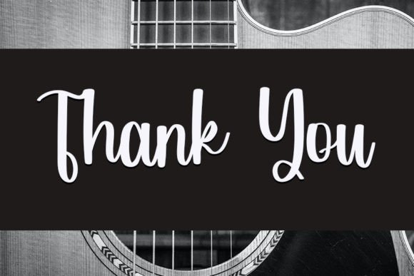 Acoustic Font Poster 6