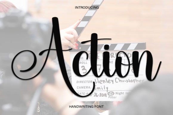 Action Font Poster 1