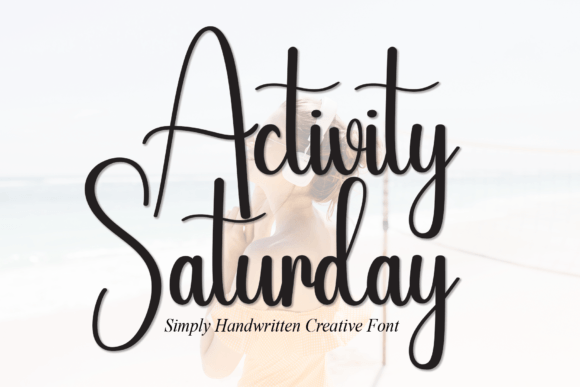 Activity Saturday Font Poster 1