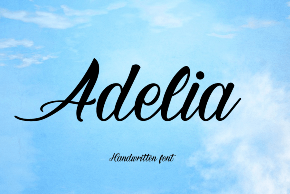 Adelia Font Poster 1