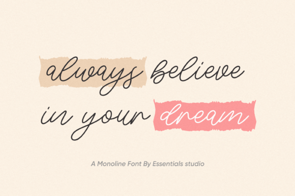 Adeline Font Poster 4