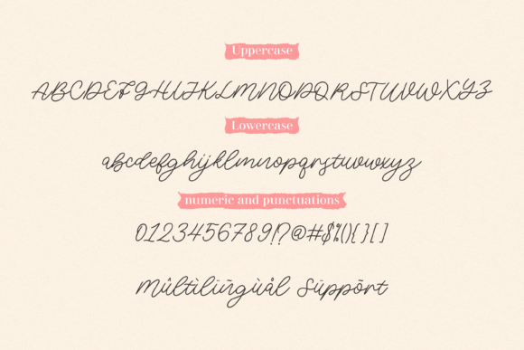 Adeline Font Poster 7