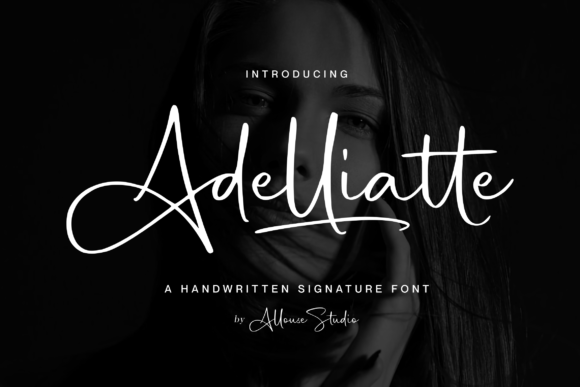 Adelliatte Font Poster 1