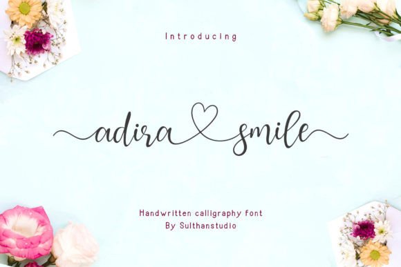 Adira Smile Font Poster 9