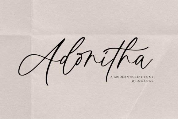 Adonitha Font Poster 1