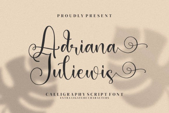 Adriana Juliewis Font Poster 1