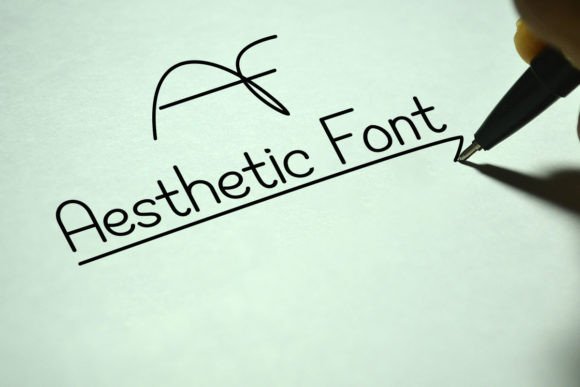 Aesthetic Font Poster 4