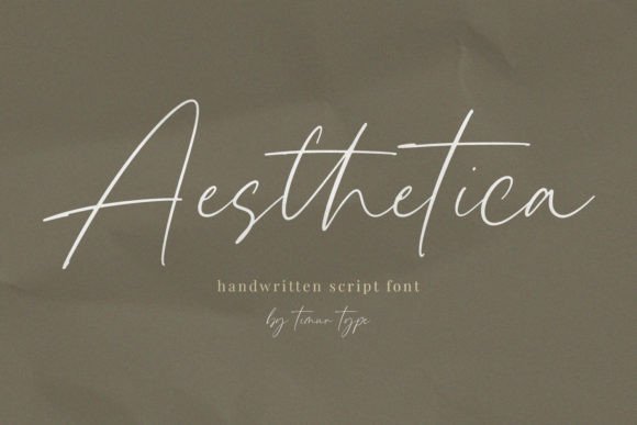 Aesthetica Font Poster 1