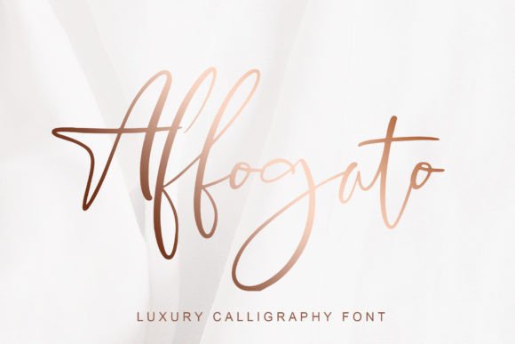 Affogato Font Poster 1