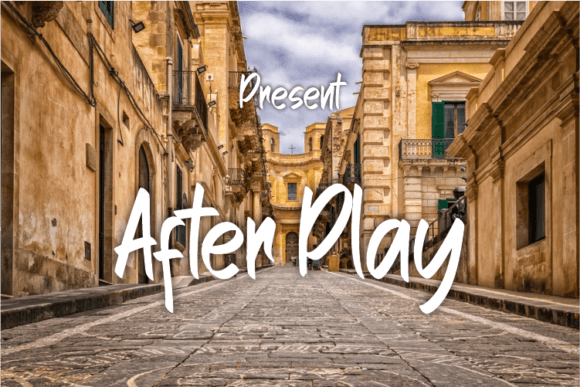 After Play Font Poster 1
