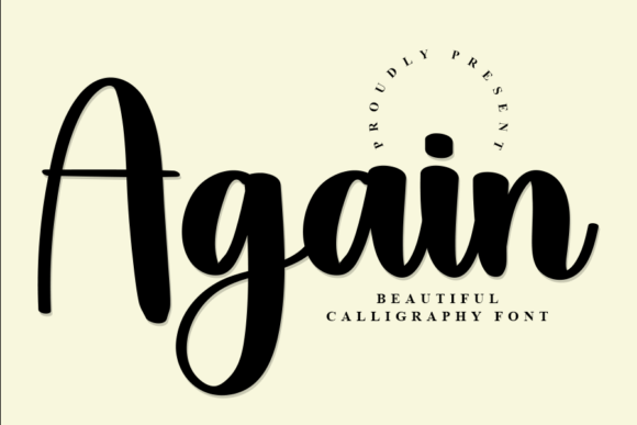 Again Font Poster 1