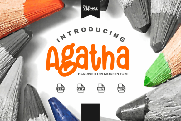 Agatha Font Poster 1