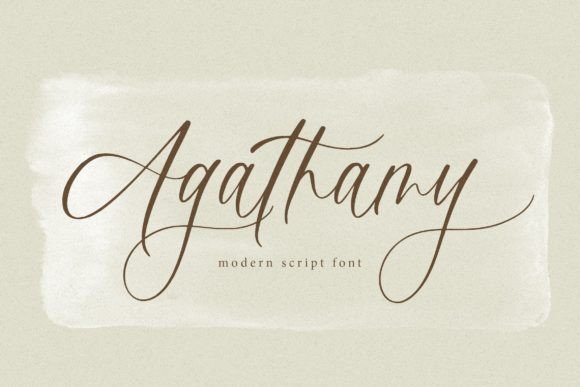 Agathamy Font Poster 1