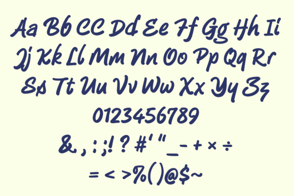 Agosy Font Poster 4