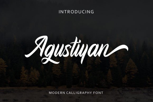 Agustiyan Font Poster 1