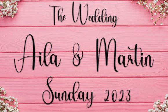 Aila Font Poster 4