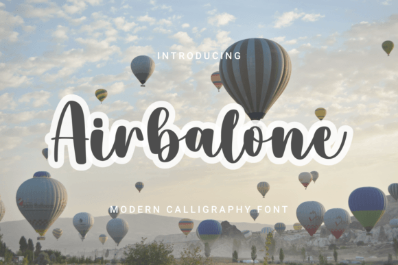 Airbalone Font Poster 1