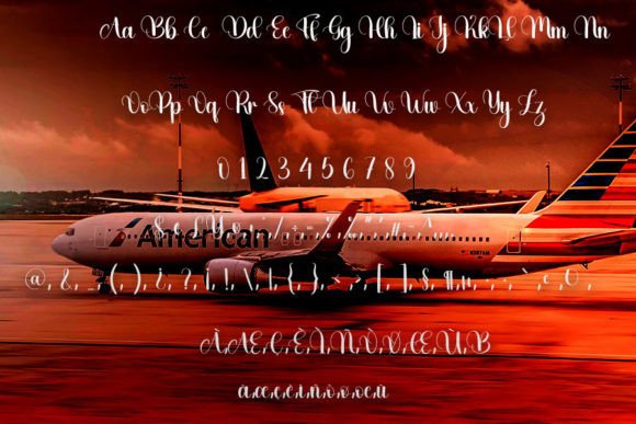 Airline Font Poster 5