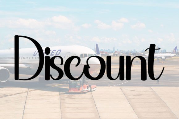Airplane Font Poster 4
