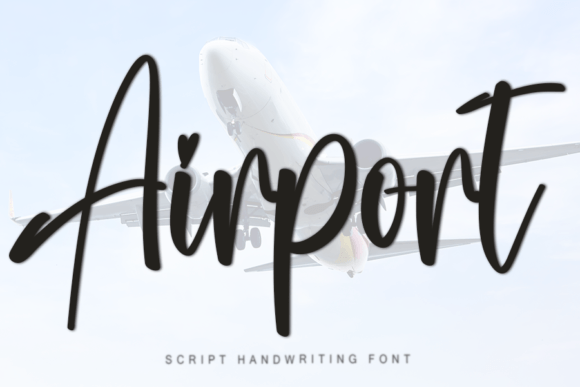 Airport Font Poster 1
