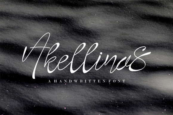 Akellinas Font Poster 1