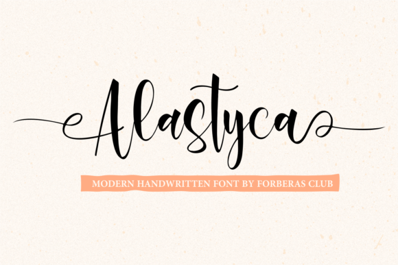 Alastyca Font Poster 1