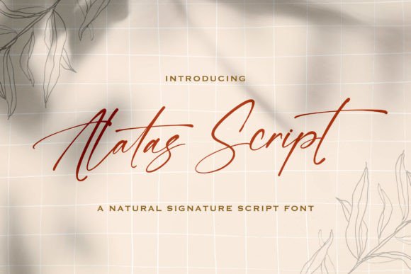 Alatas Script Font