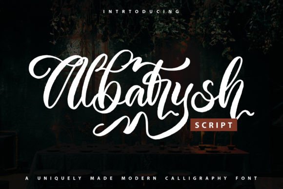 Albatrysh Font Poster 1