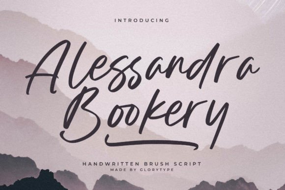 Alessandra Bookery Font Poster 1