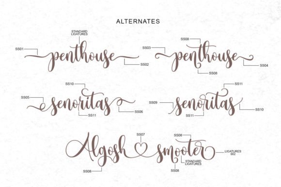 Algosh Smooter Font Poster 4