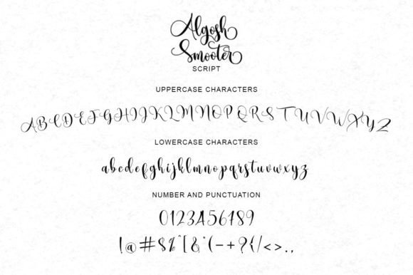 Algosh Smooter Font Poster 7