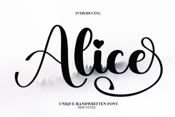 Alice Font Poster 1