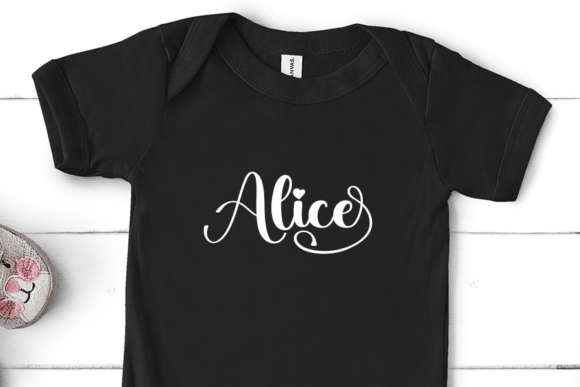 Alice Font Poster 3