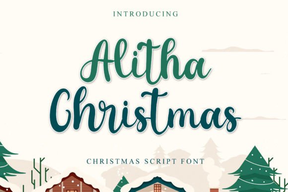 Alitha Christmas Font Poster 1
