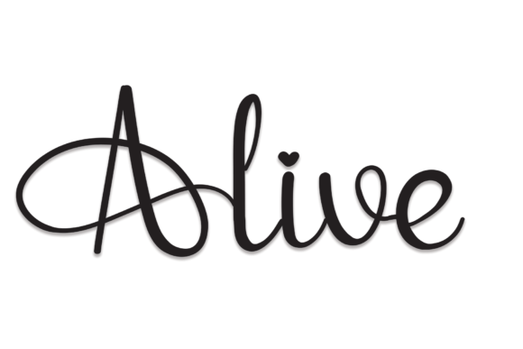 Alive Font Poster 1