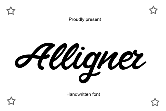 Alligner Font